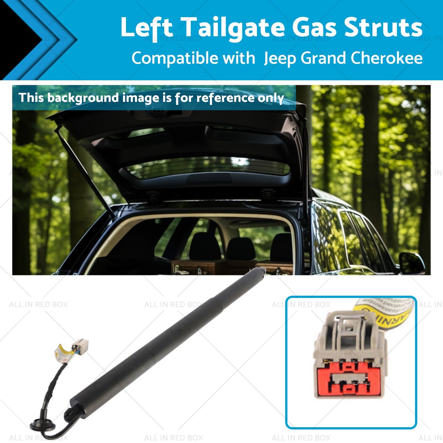 Left Gas Strut w or Power Opener Tailgate Suitable for Jeep Grand Cherokee 15-21-0