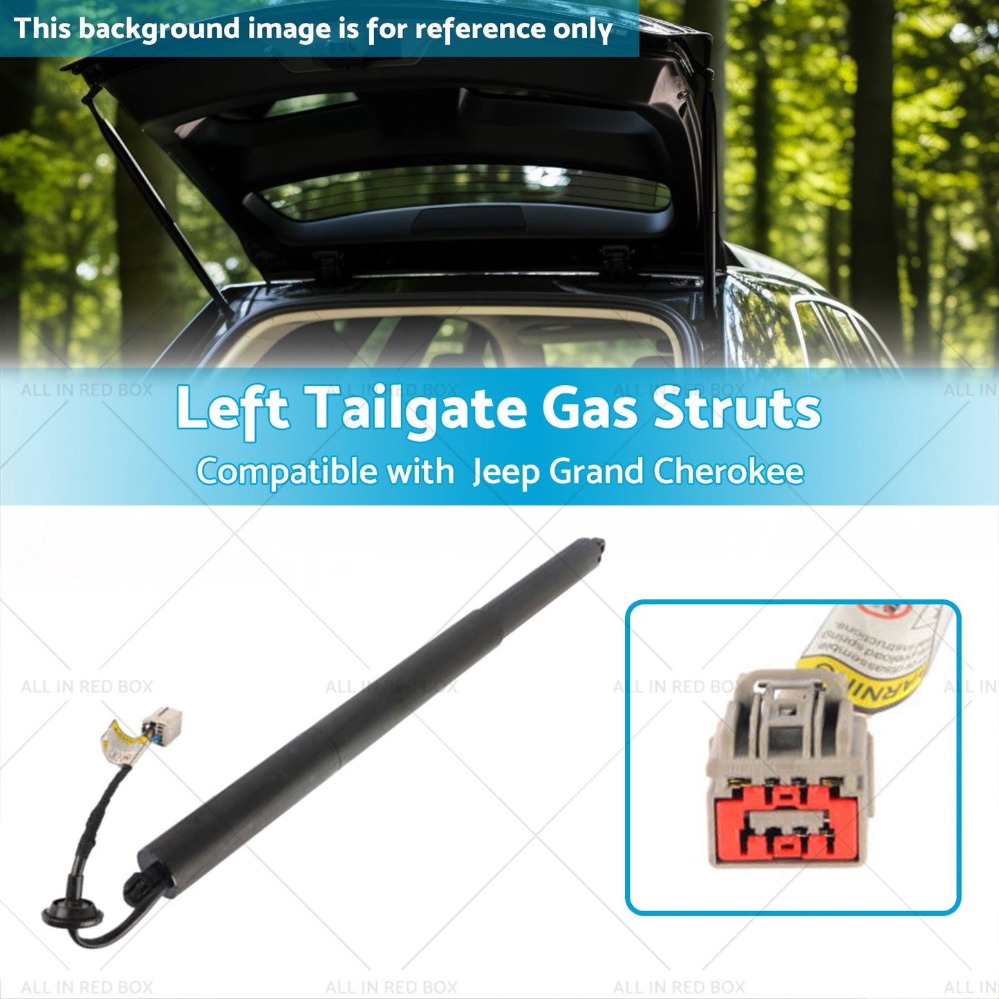 Left Gas Strut w or Power Opener Tailgate Suitable for Jeep Grand Cherokee 15-21-2